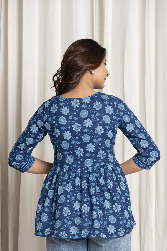 SANGAKURTI Blue Tops