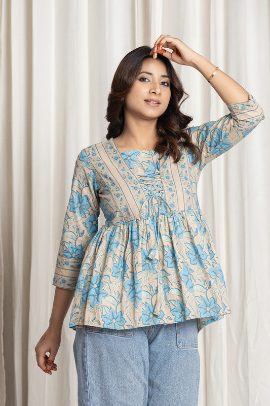 SANGAKURTI Grey Tops