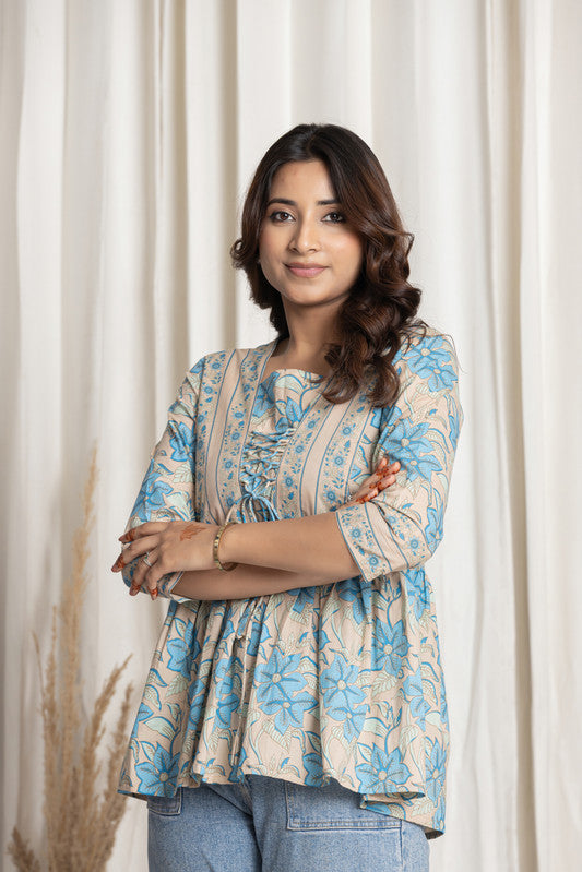 SANGAKURTI Grey Tops