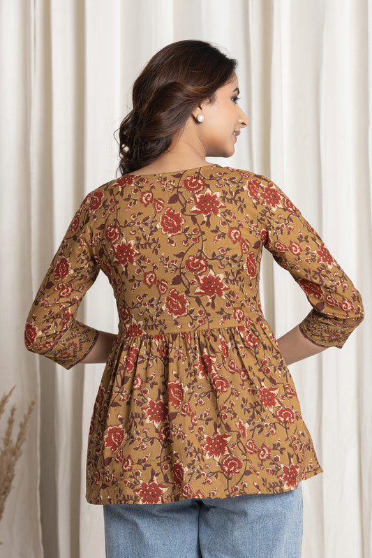 SANGAKURTI Mustard Tops