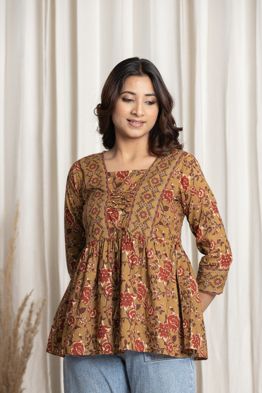 SANGAKURTI Mustard Tops