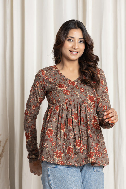SANGAKURTI Mustard Tops