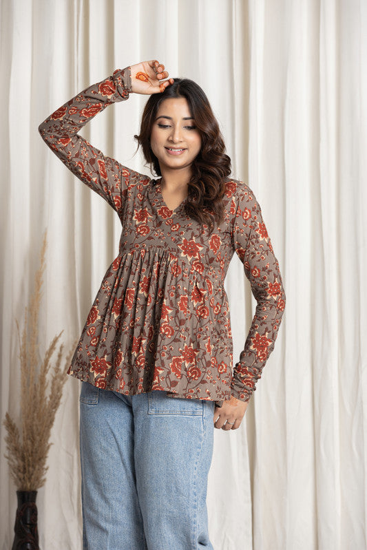 SANGAKURTI Mustard Tops