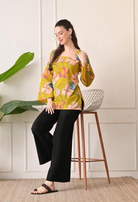 SANGAKURTI Mustard Tops