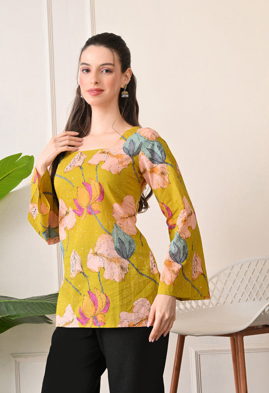 SANGAKURTI Mustard Tops
