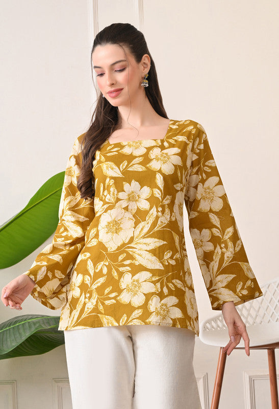 SANGAKURTI Yellow Tops