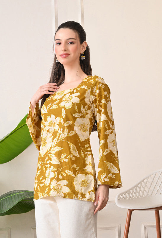 SANGAKURTI Yellow Tops