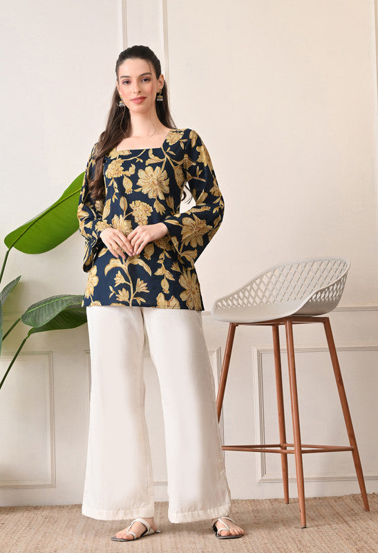 SANGAKURTI Blue Tops