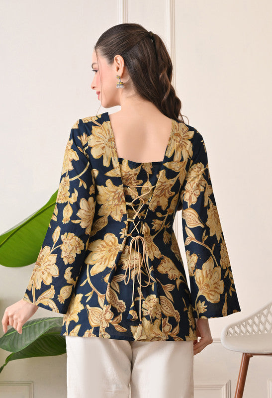 SANGAKURTI Blue Tops