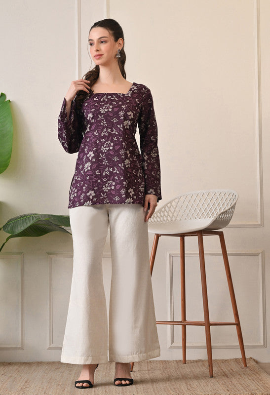 SANGAKURTI Purple Tops