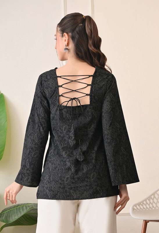 SANGAKURTI Black Tops