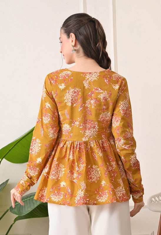 SANGAKURTI Mustard Tops