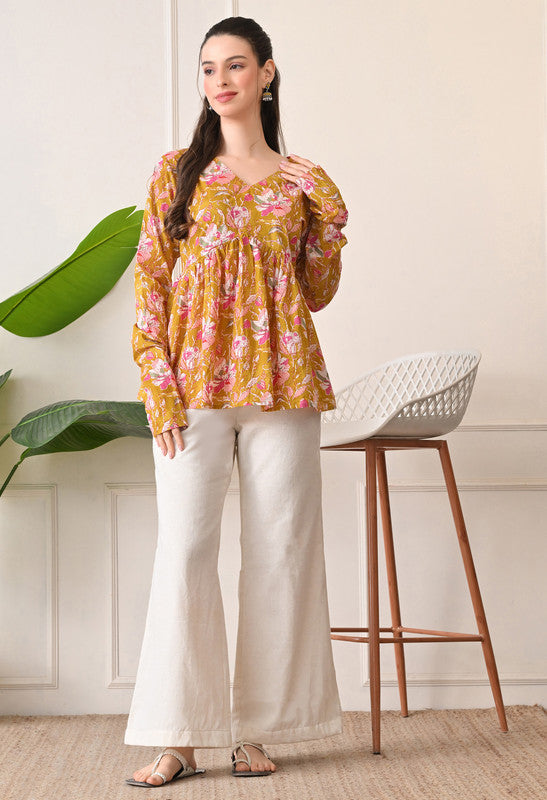 SANGAKURTI Brown Tops