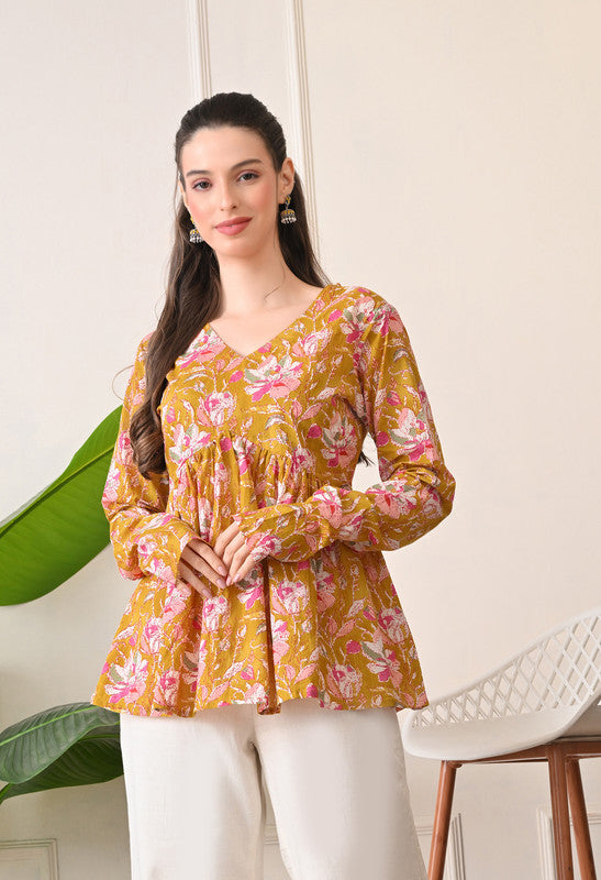 SANGAKURTI Brown Tops