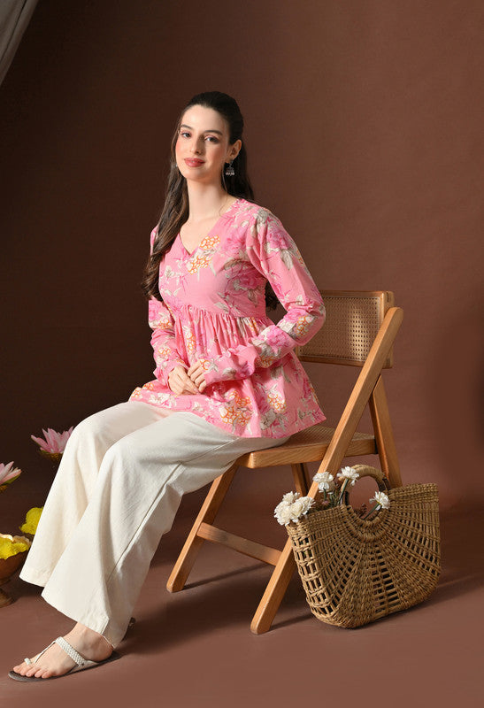 SANGAKURTI Pink Tops