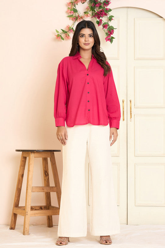 SANGAKURTI RANI PINK Shirts