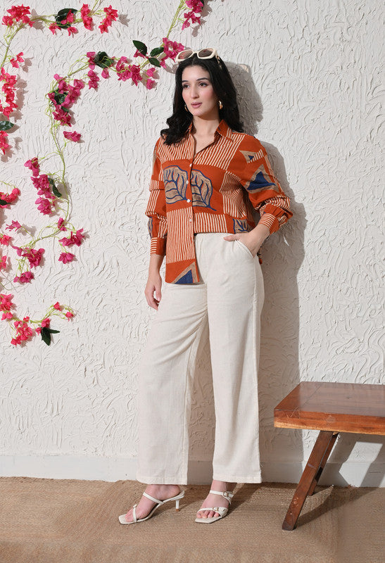 SANGAKURTI ORANGE Shirts