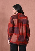 SANGAKURTI Maroon Shirts