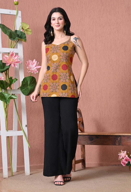 SANGAKURTI Mustard Tops