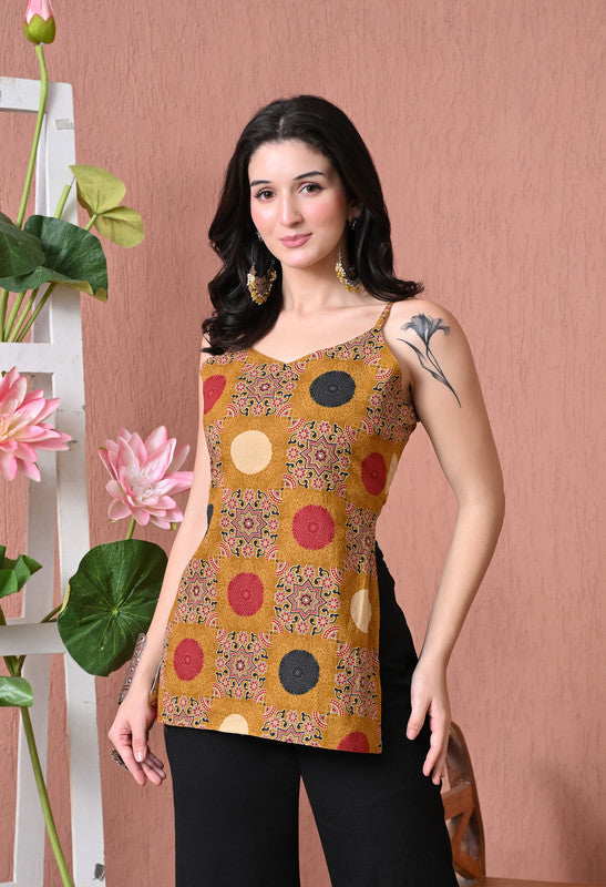 SANGAKURTI Mustard Tops