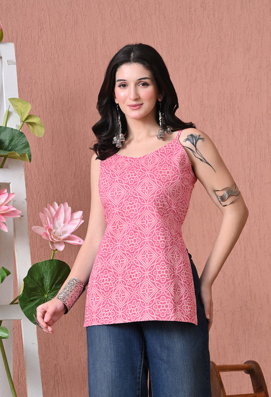 SANGAKURTI Pink Tops