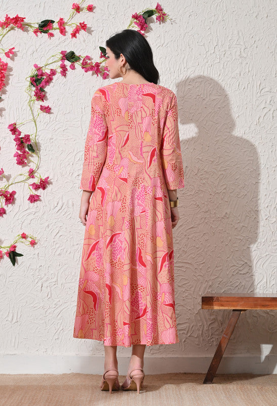 SANGAKURTI PEACH Dresses