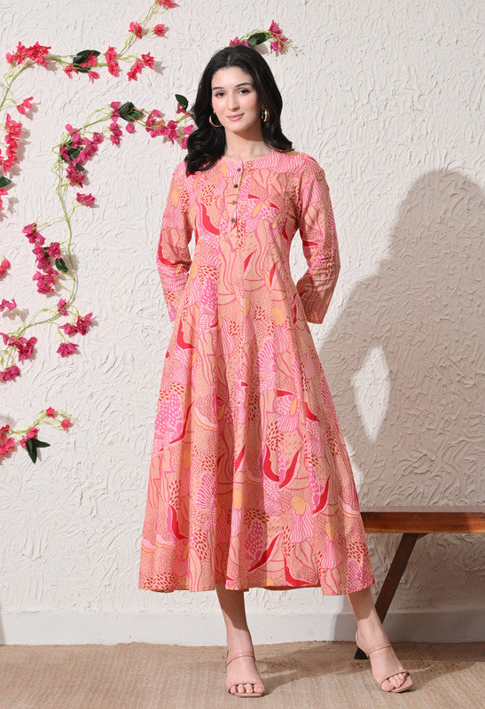 SANGAKURTI PEACH Dresses