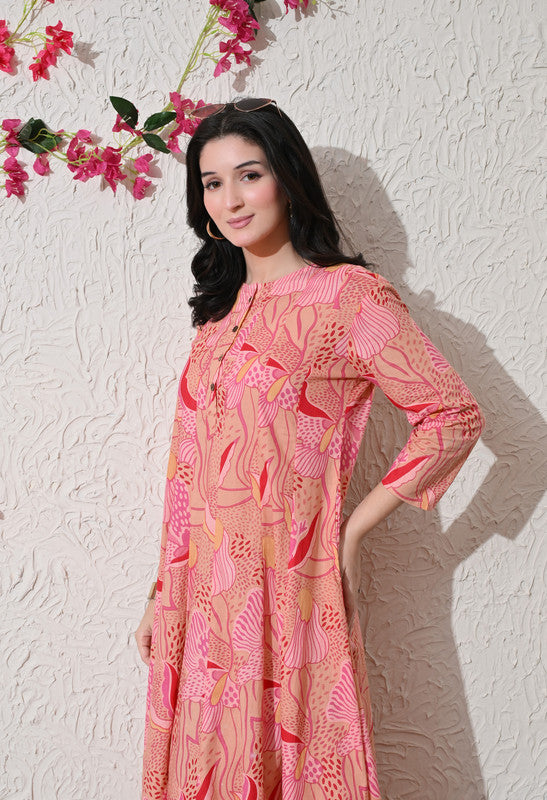 SANGAKURTI PEACH Dresses