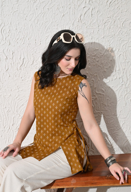 SANGAKURTI MUSTARD Kurtis