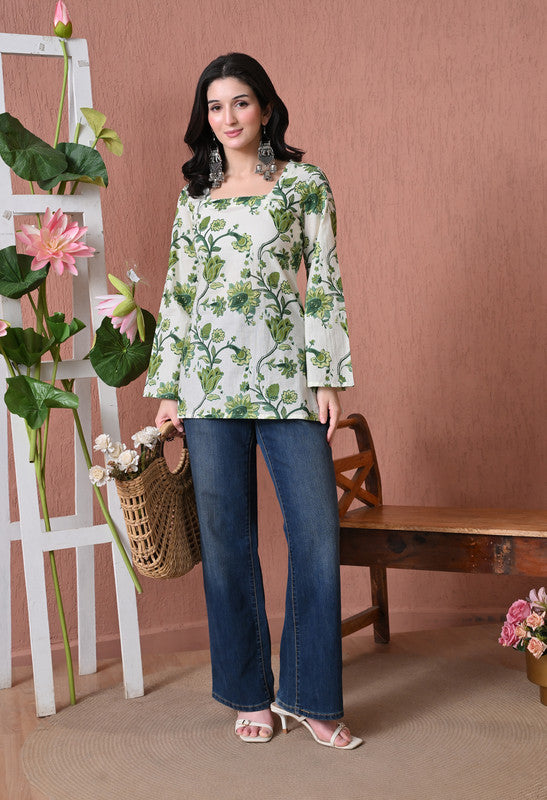 SANGAKURTI Off White Tops