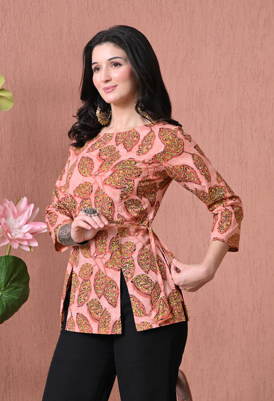 SANGAKURTI PEACH Kurtis