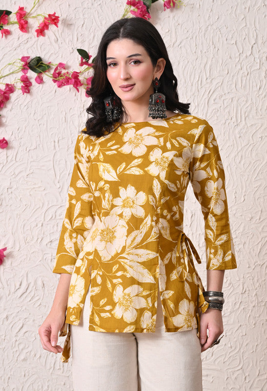 SANGAKURTI MUSTARD Kurtis