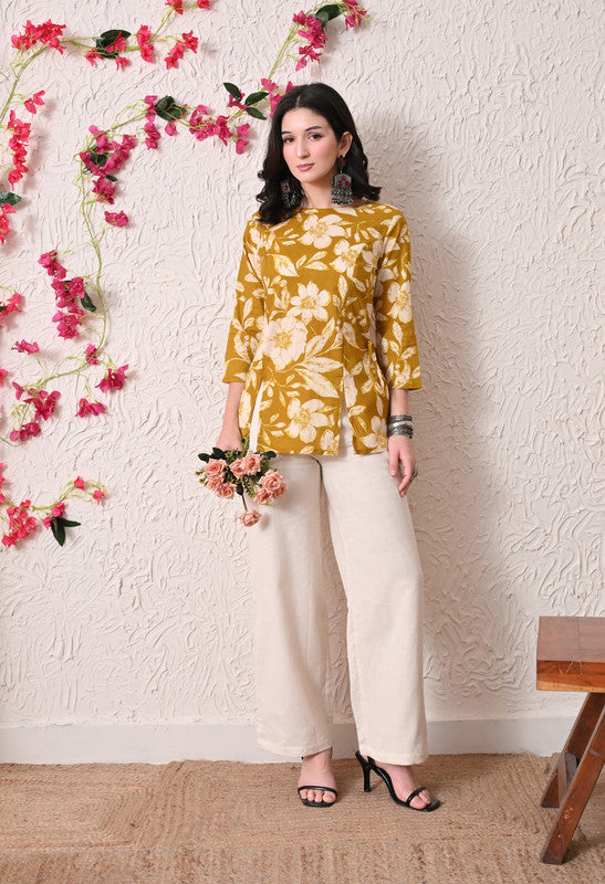 SANGAKURTI MUSTARD Kurtis