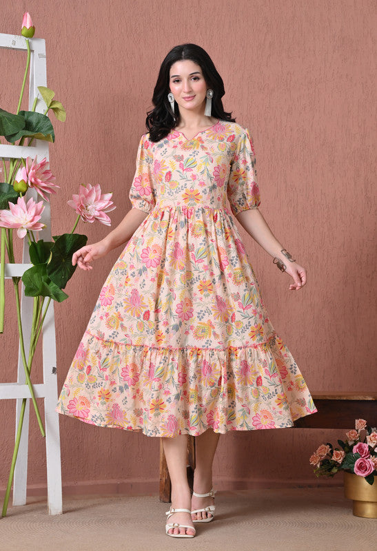SANGAKURTI PEACH Dresses