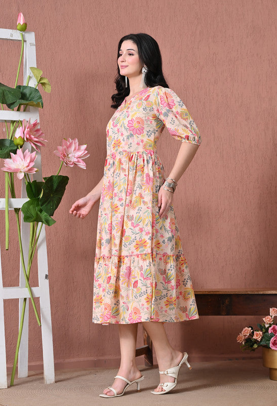 SANGAKURTI PEACH Dresses