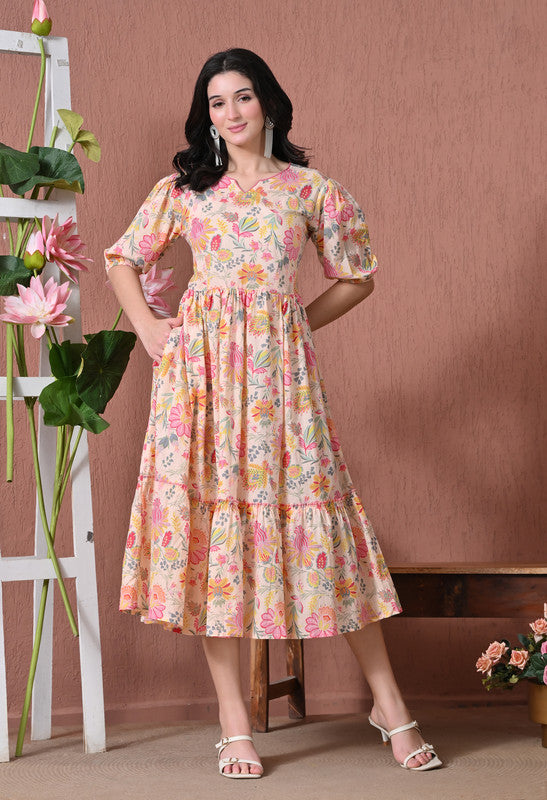 SANGAKURTI PEACH Dresses