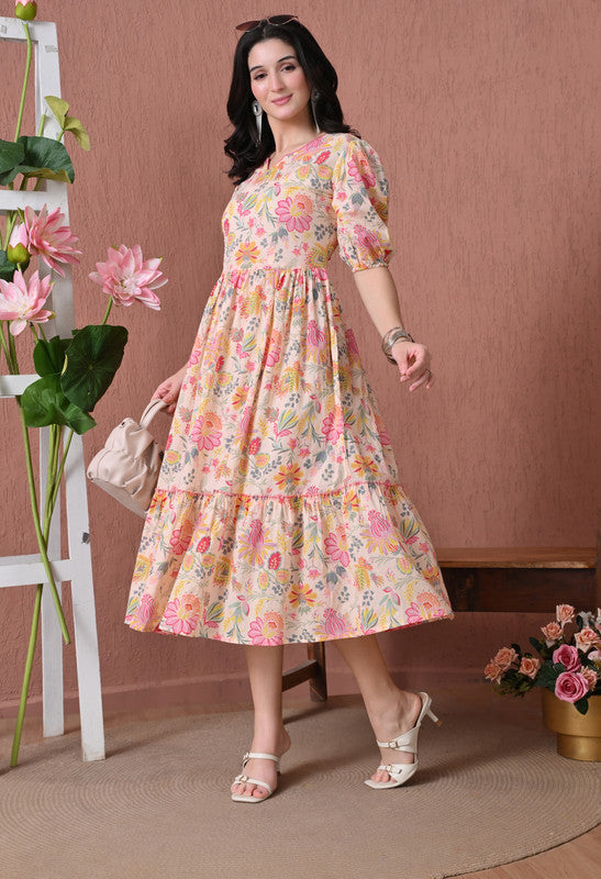 SANGAKURTI PEACH Dresses