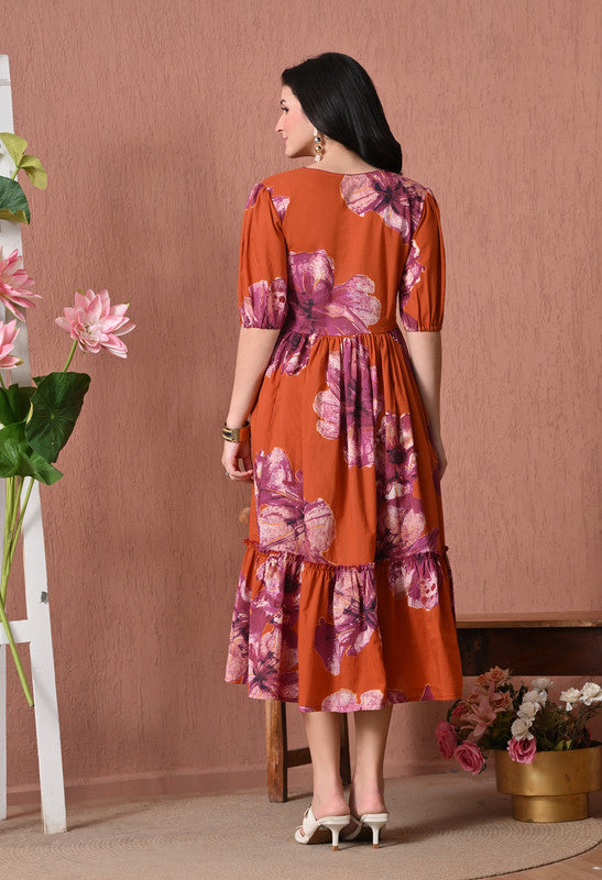 SANGAKURTI RUST Dresses
