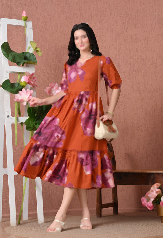 SANGAKURTI RUST Dresses