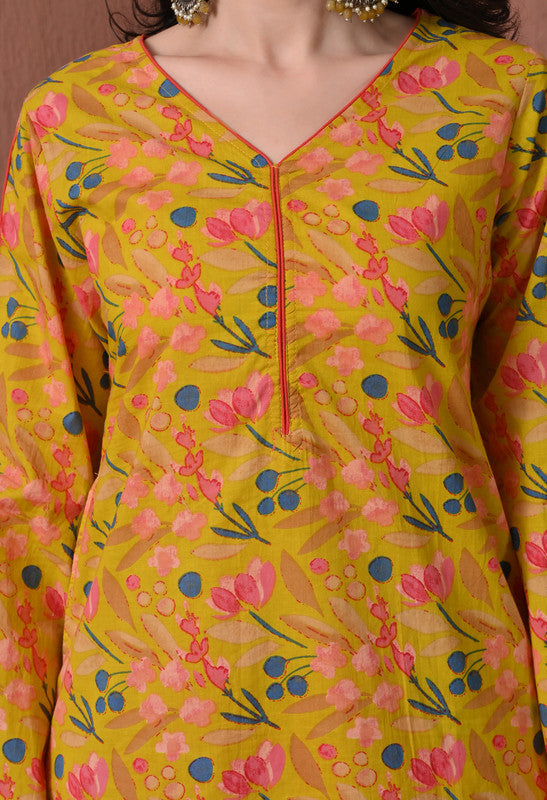 SANGAKURTI YELLOW Co-Ords