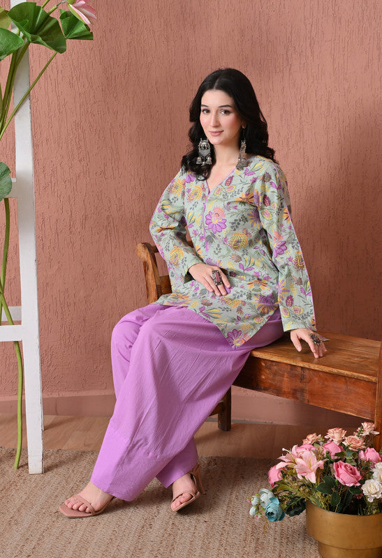 SANGAKURTI GREEN Co-Ords