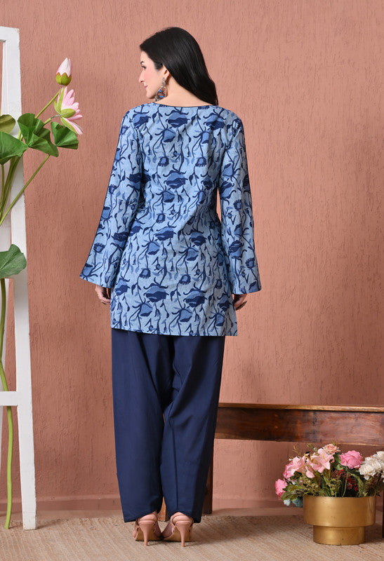 SANGAKURTI BLUE Co-Ords