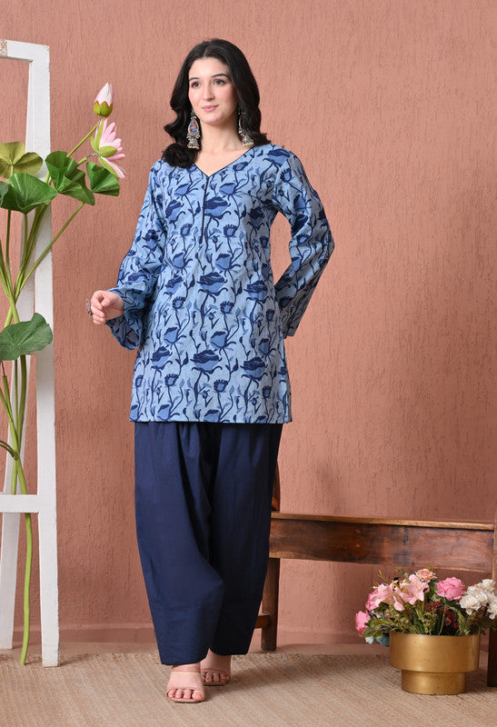 SANGAKURTI BLUE Co-Ords